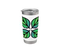 Amante de la hoja de albahaca - Cocina de jardín Vaso térmico de acero inoxidable de doble pared