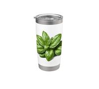 Amante de la hoja de albahaca - Cocina de jardín Vaso térmico de acero inoxidable de doble pared
