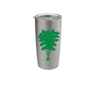 Amante de la hoja de albahaca - Cocina de jardín Vaso térmico de acero inoxidable de doble pared