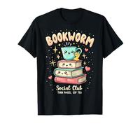 Amante de la lectura kawaii de Bookworm Social Club Camiseta