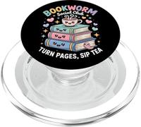 Amante de la lectura kawaii de Bookworm Social Club PopSockets PopGrip para MagSafe