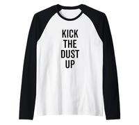 Amante de la música Country de Kick The Dust Up Camiseta Manga Raglan