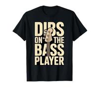 Amante de la música de Dibs On The Bass Player Band Camiseta