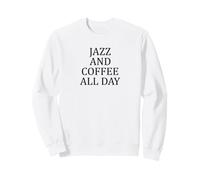 Amante de la música de Jazz y café Todo el día Sudadera