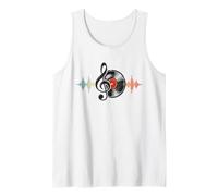 Amante de la música Disco de Vinilo Retro Camiseta sin Mangas