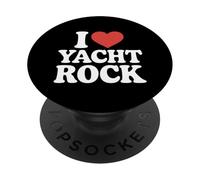 Amante de la música Divertido Que Dice «I Heart Yacht Rock» PopSockets PopGrip Adhesivo