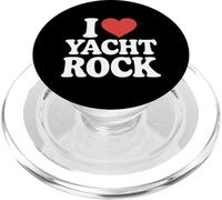 Amante de la música Divertido Que Dice «I Heart Yacht Rock» PopSockets PopGrip para MagSafe