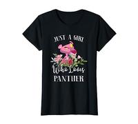 Amante de la Pantera Sólo una Chica Que Ama Pantera Camiseta
