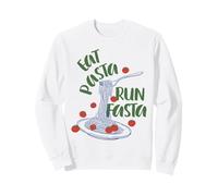 Amante de la Pasta Cocina Italiana Entrenamiento Come Pasta Corre rápido Sudadera