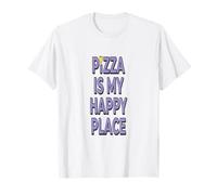Amante de la Pizza La Pizza es mi Lugar Feliz Camiseta