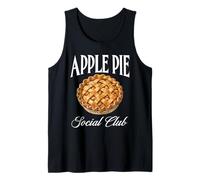 Amante de la Tarta de Manzana para Hornear Postre Foodie Camiseta sin Mangas