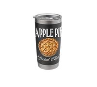 Amante de la tarta de manzana para hornear postre Foodie Vaso térmico de acero inoxidable de doble pared