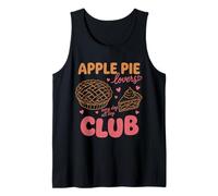 Amante de la Tarta de Manzana Postre para Hornear Foodie Camiseta sin Mangas