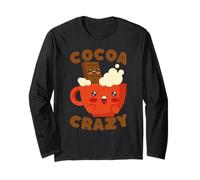 Amante de Las Bebidas Kawaii Hot Cocoa Crazy Chocolate Manga Larga