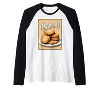 Amante de Las Galletas de Avena Camiseta Manga Raglan