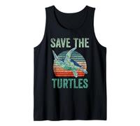 Amante de Las Mascotas de Save The Turtles Animal Turtle Camiseta sin Mangas