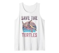 Amante de Las Mascotas de Save The Turtles Animal Turtle Camiseta sin Mangas