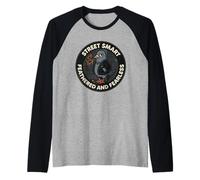 Amante de las palomas Urban Bird Life City Wildlife Breadcrumb Bandit Camiseta Manga Raglan