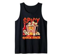 Amante De Las Palomitas con Salsa Picante Camiseta sin Mangas