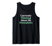 Amante de Las Plantas Pensando en Plantas de Interior Jardinero de Interior Camiseta sin Mangas