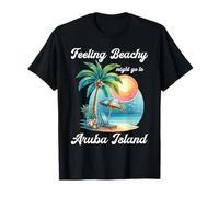 Amante de las vacaciones en el Caribe, turismo de playa, vacaciones en la isla de Aruba Camiseta