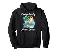 Amante de las vacaciones en el Caribe, turismo de playa, vacaciones en la isla de Aruba Sudadera con Capucha