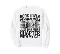 Amante de Libros Persa Mamá Solo Un Capítulo Más con Mi Gato Sudadera