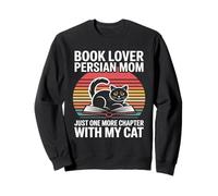 Amante de Libros Persa Mamá Solo Un Capítulo Más con Mi Gato Sudadera