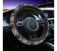 Amante De Lo Vintage Funda De Volante Universal Funda Volante Elástica Fundas Volantes para Todas Las Estaciones Coche Accesorios 38Cm