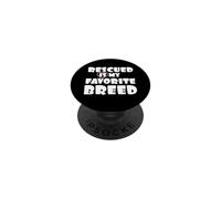 Amante de los Animales rescató a mi Raza Favorita Rescate de Animales PopSockets PopGrip Adhesivo