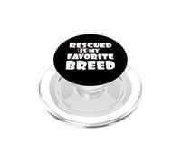 Amante de los Animales rescató a mi Raza Favorita Rescate de Animales PopSockets PopGrip para MagSafe