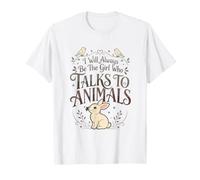 Amante de los Animales Siempre seré la Chica Que Habla con los Animales Camiseta