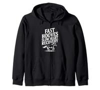 Amante de los Caballos Fast Hooves Slow Heart Recovery Sudadera con Capucha
