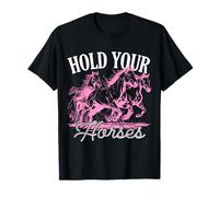 Amante de los Caballos - Hold Your Horses Funny Equestrian Camiseta