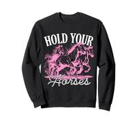 Amante de los Caballos - Hold Your Horses Funny Equestrian Sudadera