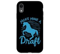 Amante de los Caballos Make Mine A Draft Horse Caballo Carcasa para iPhone XR