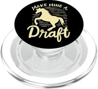Amante de los Caballos Make Mine A Draft Horse Caballo PopSockets PopGrip para MagSafe