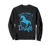 Amante de los Caballos Make Mine A Draft Horse Caballo Sudadera