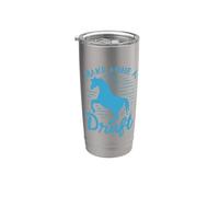 Amante de los Caballos Make Mine A Draft Horse Caballo Vaso térmico de acero inoxidable de doble pared