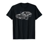 Amante de los coches American Muscle Car, retro, vintage, clásico, 60 y 70 Camiseta