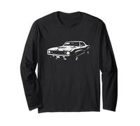 Amante de los coches American Muscle Car, retro, vintage, clásico, 60 y 70 Manga Larga