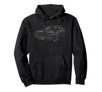 Amante de los coches American Muscle Car, retro, vintage, clásico, 60 y 70 Sudadera con Capucha