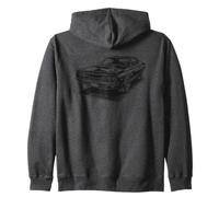 Amante de los coches American Muscle Car, retro, vintage, clásico, 60 y 70 Sudadera con Capucha