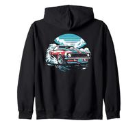 Amante de los coches clásicos de los años 60 y 70 de Muscle Car American Vintage Sudadera con Capucha