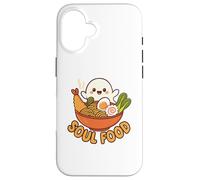 Amante de los fideos Kawaii Ramen Ghost Noodles Carcasa para iPhone 16
