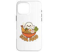 Amante de los fideos Kawaii Ramen Ghost Noodles Carcasa para iPhone 16 Pro Max