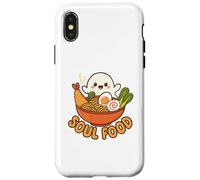 Amante de los fideos Kawaii Ramen Ghost Noodles Carcasa para iPhone X/XS