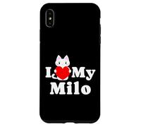 Amante de los Gatitos de I Love My Milo Cat Dueño Carcasa para iPhone XS MAX