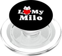 Amante de los Gatitos de I Love My Milo Cat Dueño PopSockets PopGrip para MagSafe