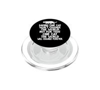 Amante de los Gatos Save One Cat Cambia el Mundo para rescatar a un Gato PopSockets PopGrip para MagSafe